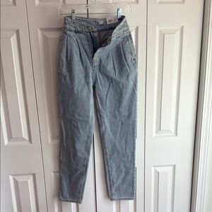 SO Women's Straight Leg Jeans - Light Blue